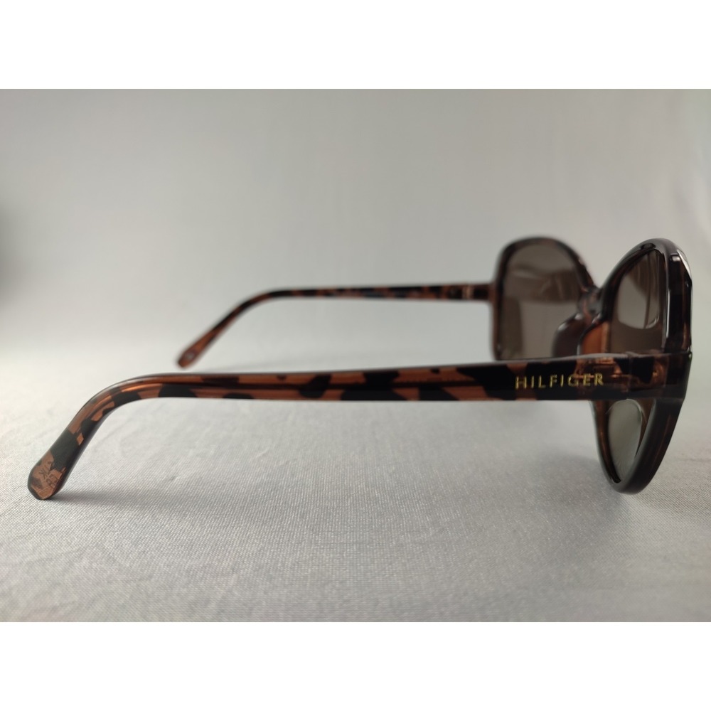 Tommy Hilfiger OL607P Oversized Tortoise Polarized Sunglasses Women's Excellent - Picture 3 of 14